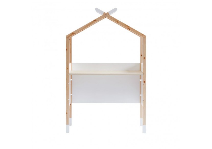 Bureau enfant tipi TINY blanc évolutif