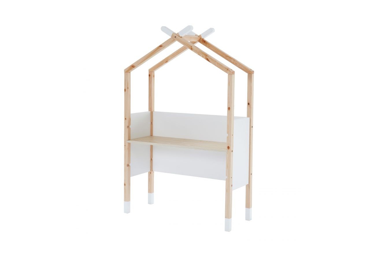 Bureau enfant tipi TINY blanc évolutif