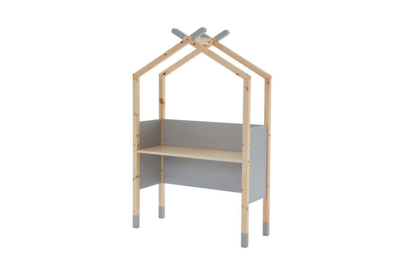 Bureau enfant tipi TINY gris évolutif