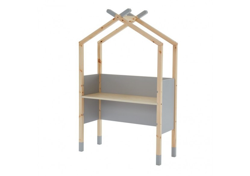 Bureau enfant tipi TINY gris évolutif