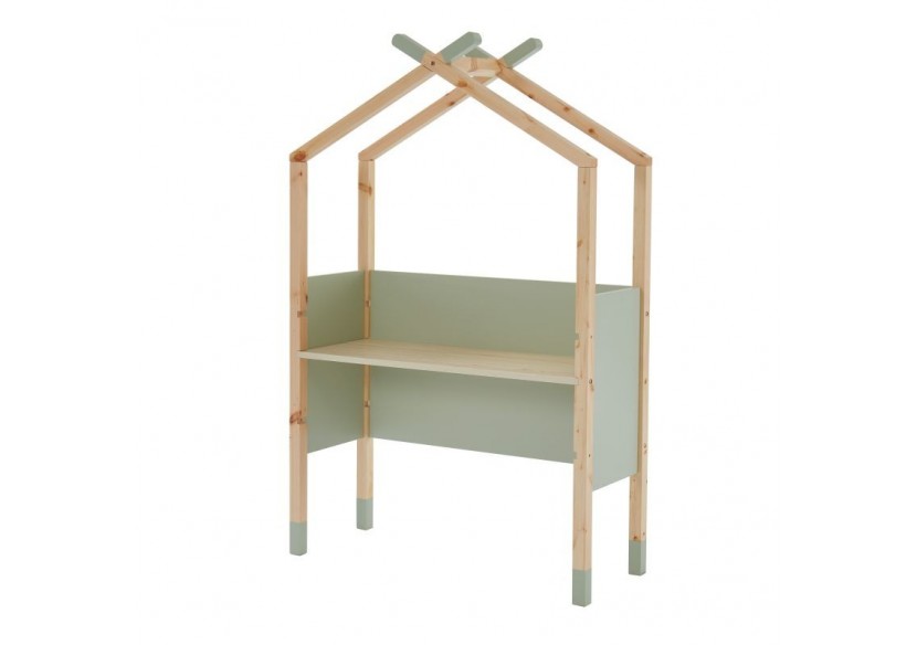 Bureau enfant tipi TINY vert évolutif