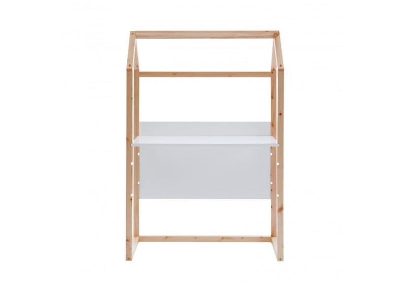 Bureau enfant cabane TINY blanc évolutif