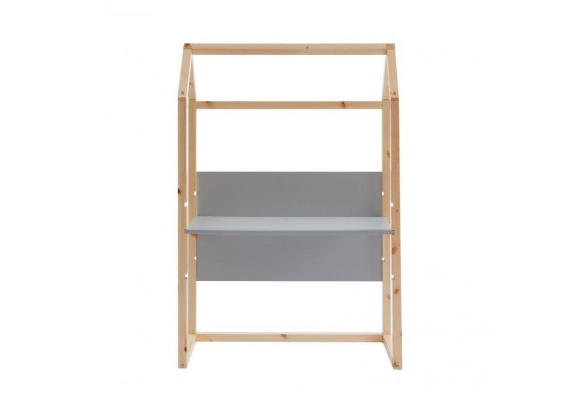 Bureau enfant cabane TINY gris évolutif