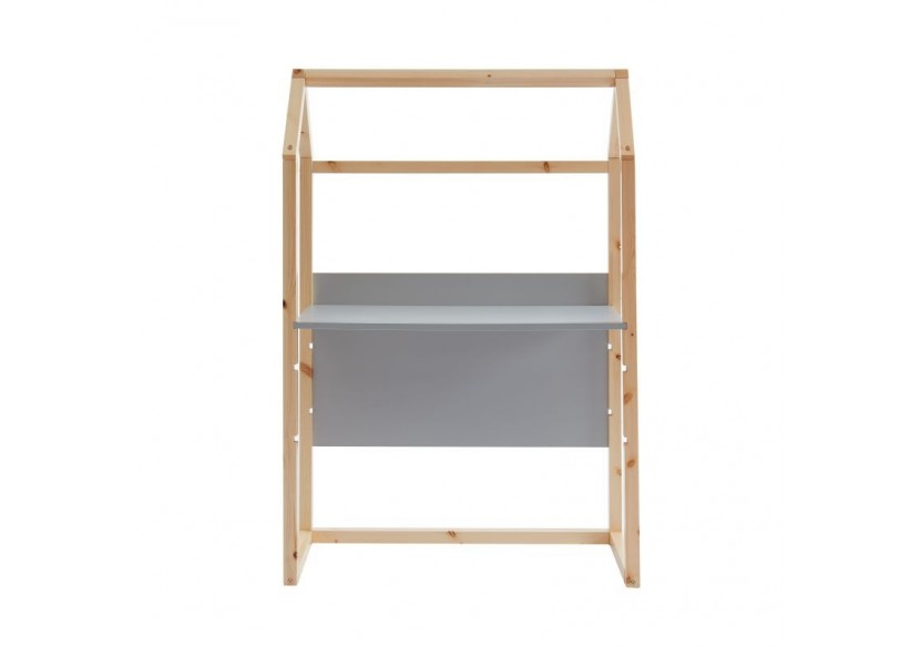 Bureau enfant cabane TINY gris évolutif