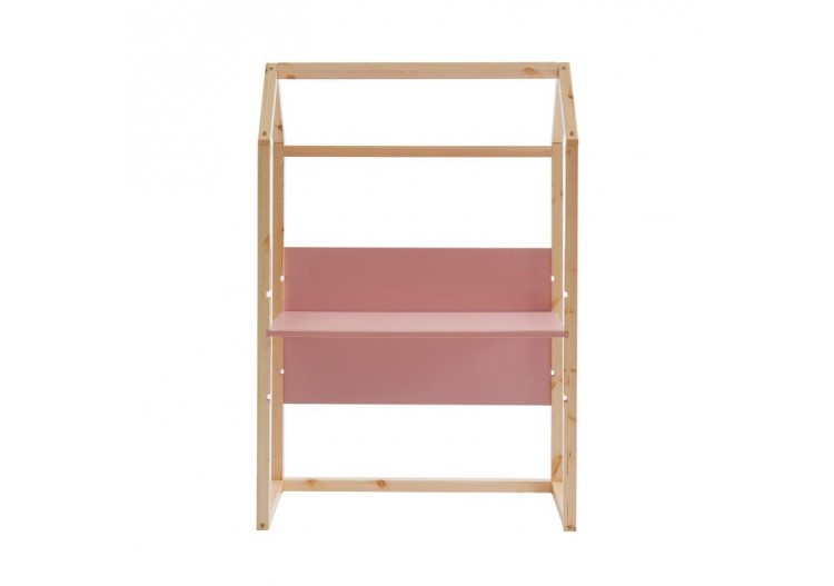 Bureau enfant cabane TINY rose évolutif