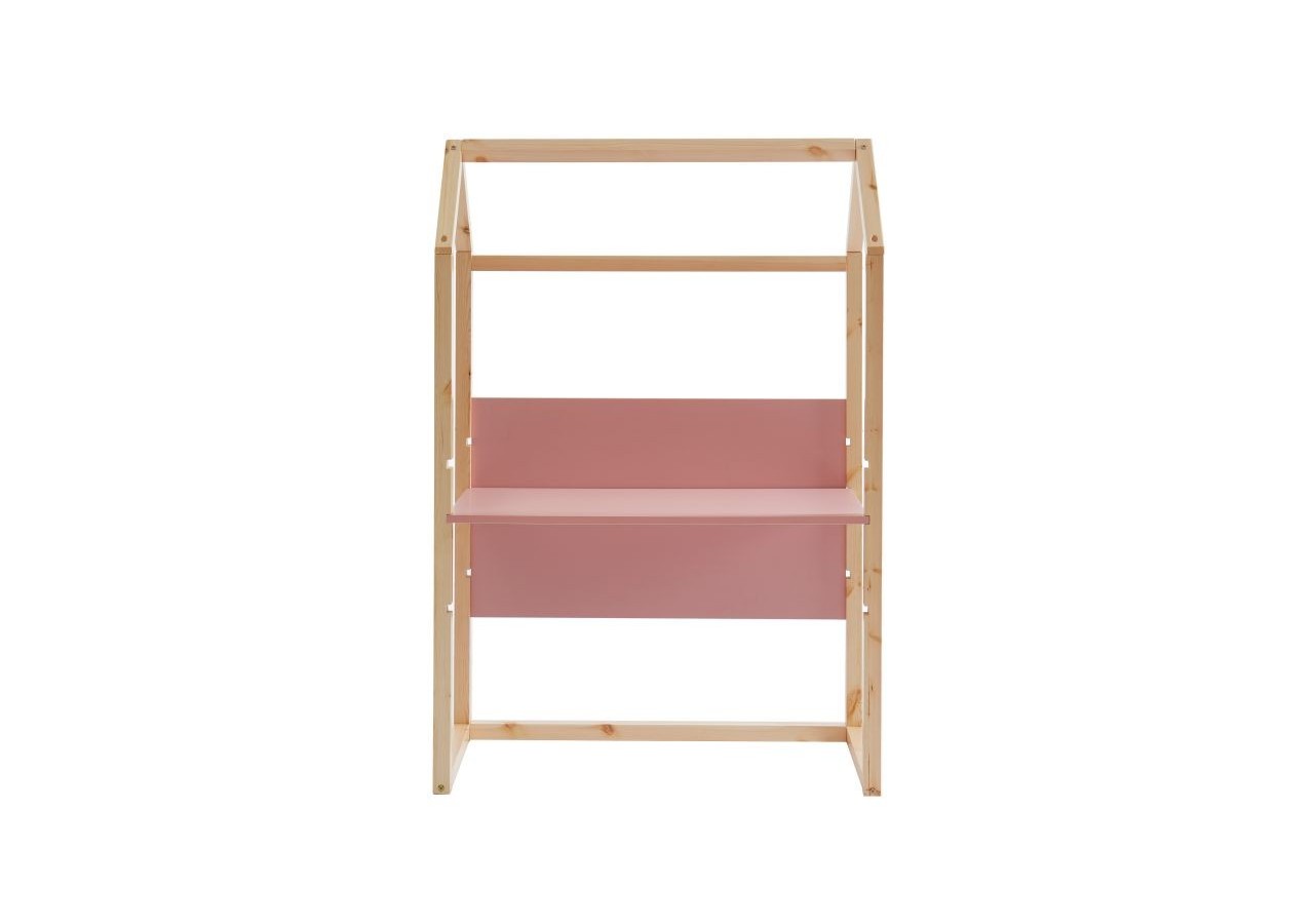 Bureau enfant cabane TINY rose évolutif