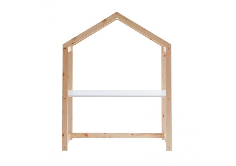 Bureau enfant cabane TINY blanc évolutif