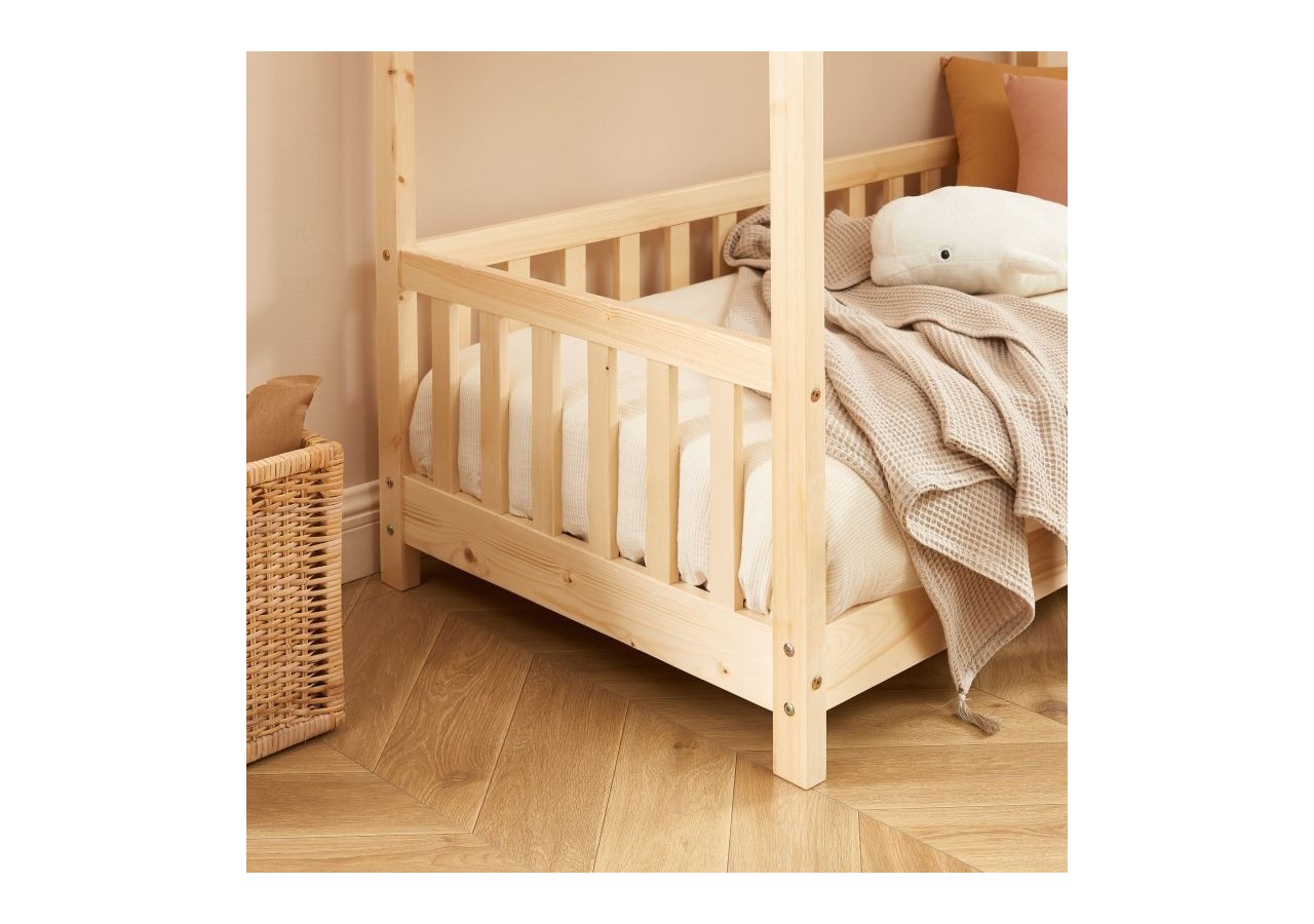 Lit tente TINY pin massif 70x140 sommier inclus