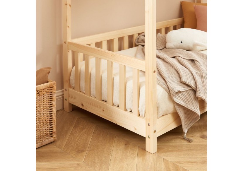 Lit tente TINY pin massif 70x140 sommier inclus