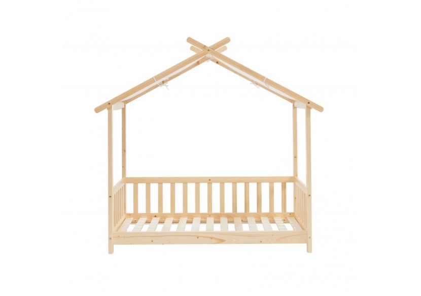 Lit tente TINY pin massif 70x140 sommier inclus