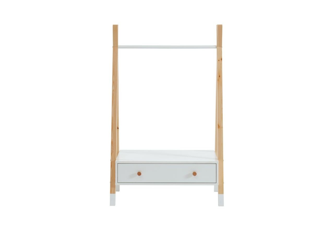 Portant TIPI blanc 1 tiroir