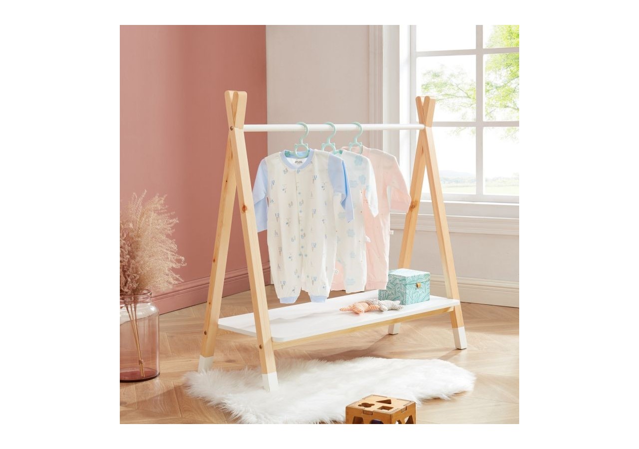 Portant TIPI blanc 80cm