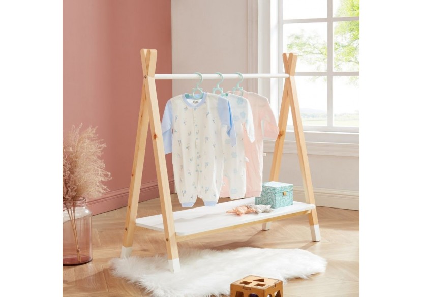 Portant TIPI blanc 80cm