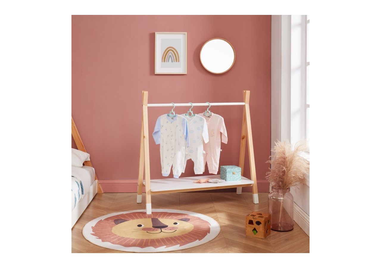 Portant TIPI blanc 80cm