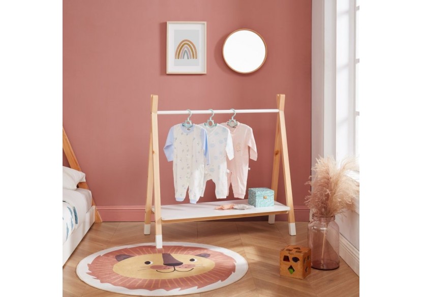 Portant TIPI blanc 80cm