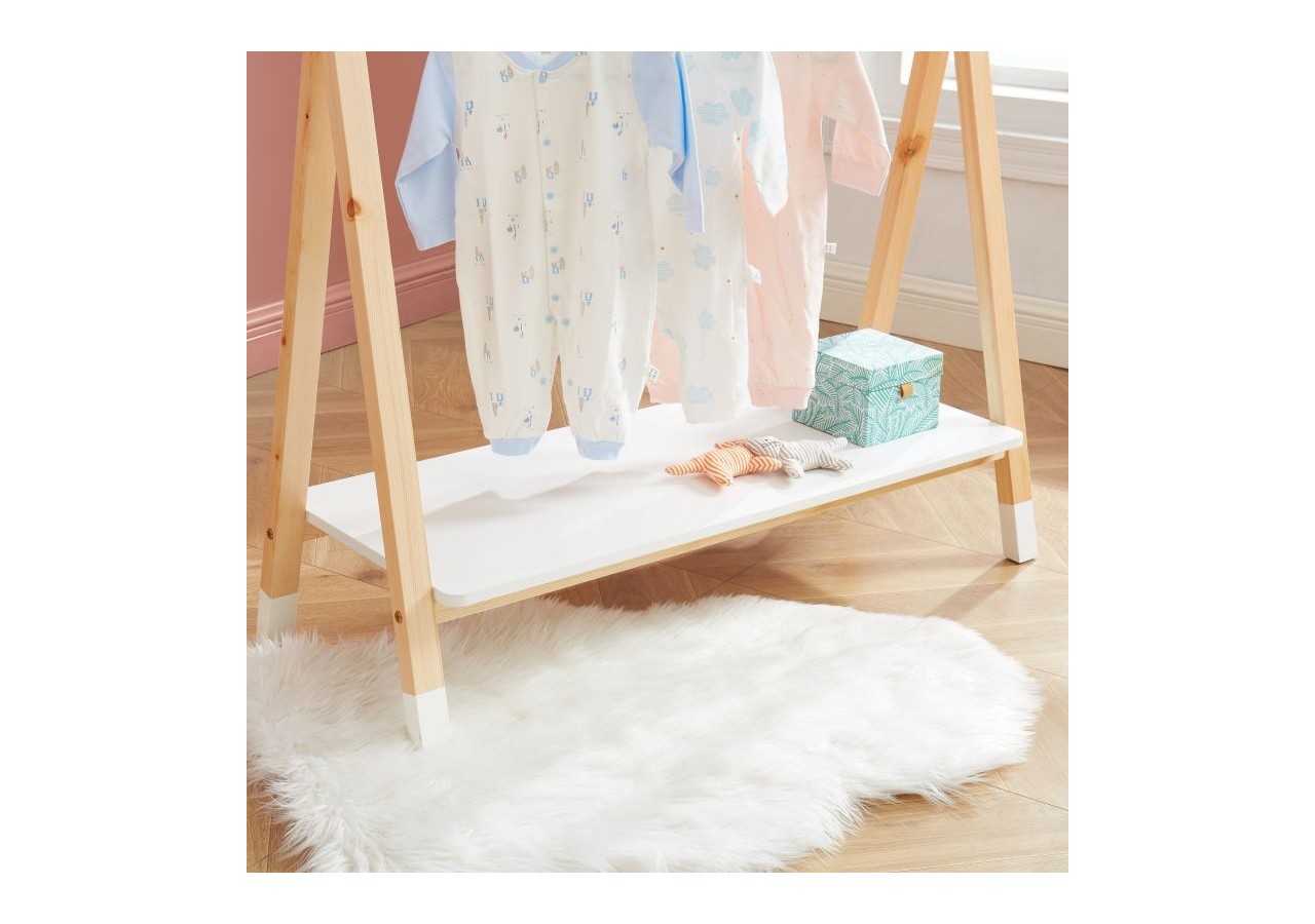 Portant TIPI blanc 80cm