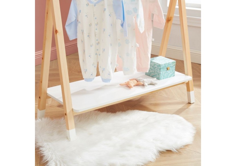 Portant TIPI blanc 80cm