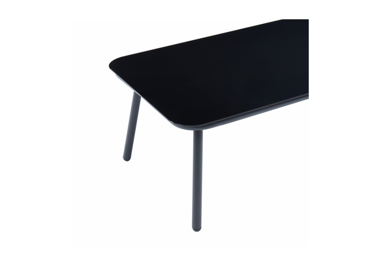 Salon de jardin HAVANA en métal et corde coloris vert 4 places