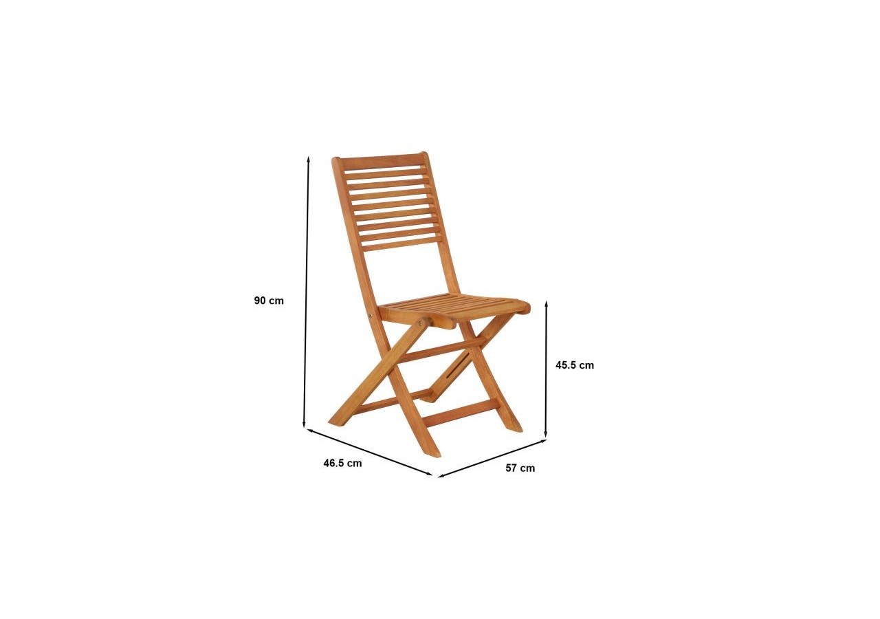 Ensemble repas de jardin SARNO en bois d'eucalyptus 8 places 180 cm