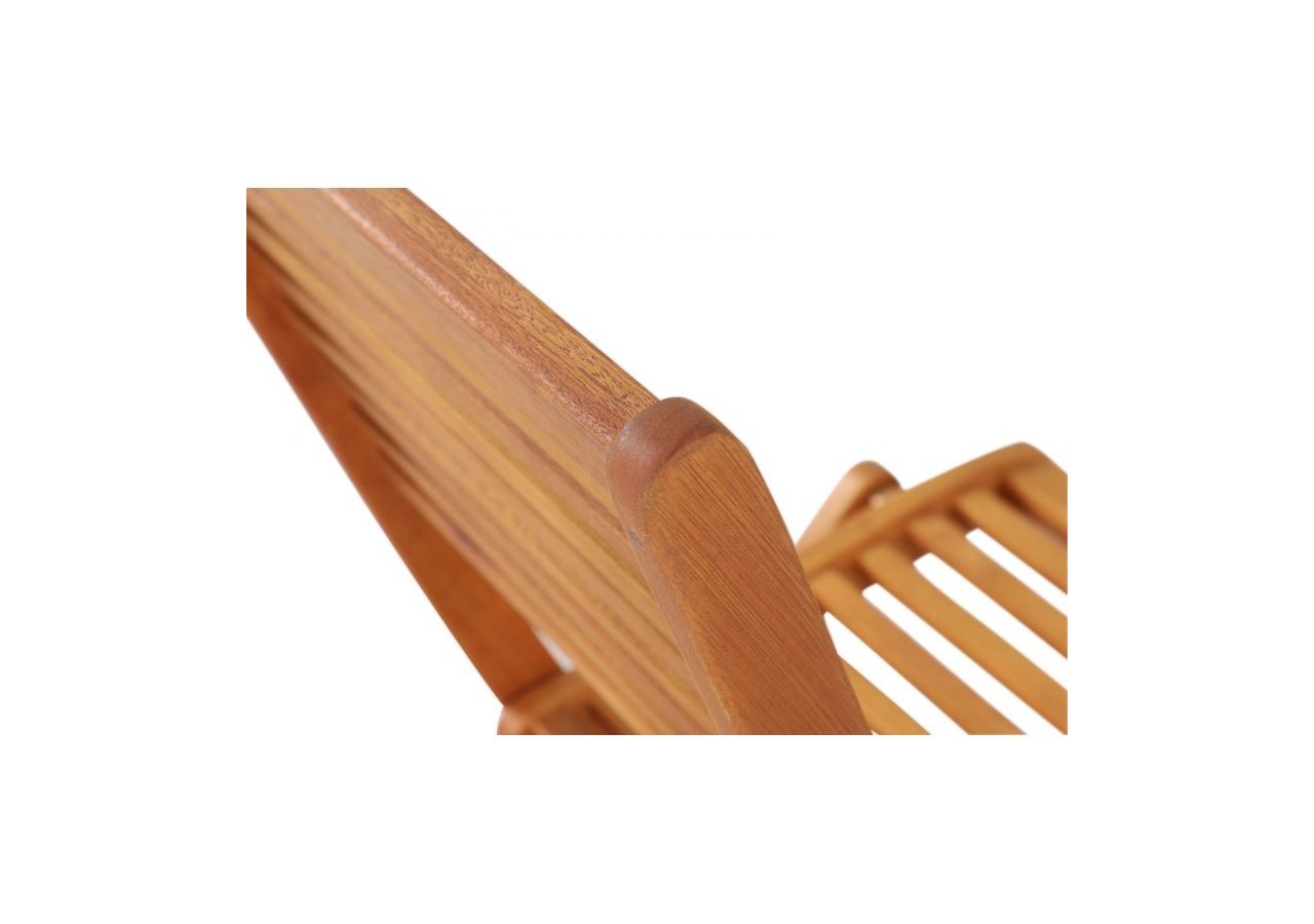 Ensemble repas de jardin SARNO en bois d'eucalyptus 8 places 180 cm