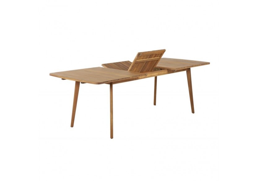 Table de jardin SALMA extensible en bois d'acacia 180|230 cm