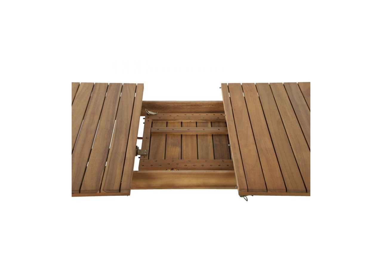 Table de jardin SALMA extensible en bois d'acacia 180|230 cm
