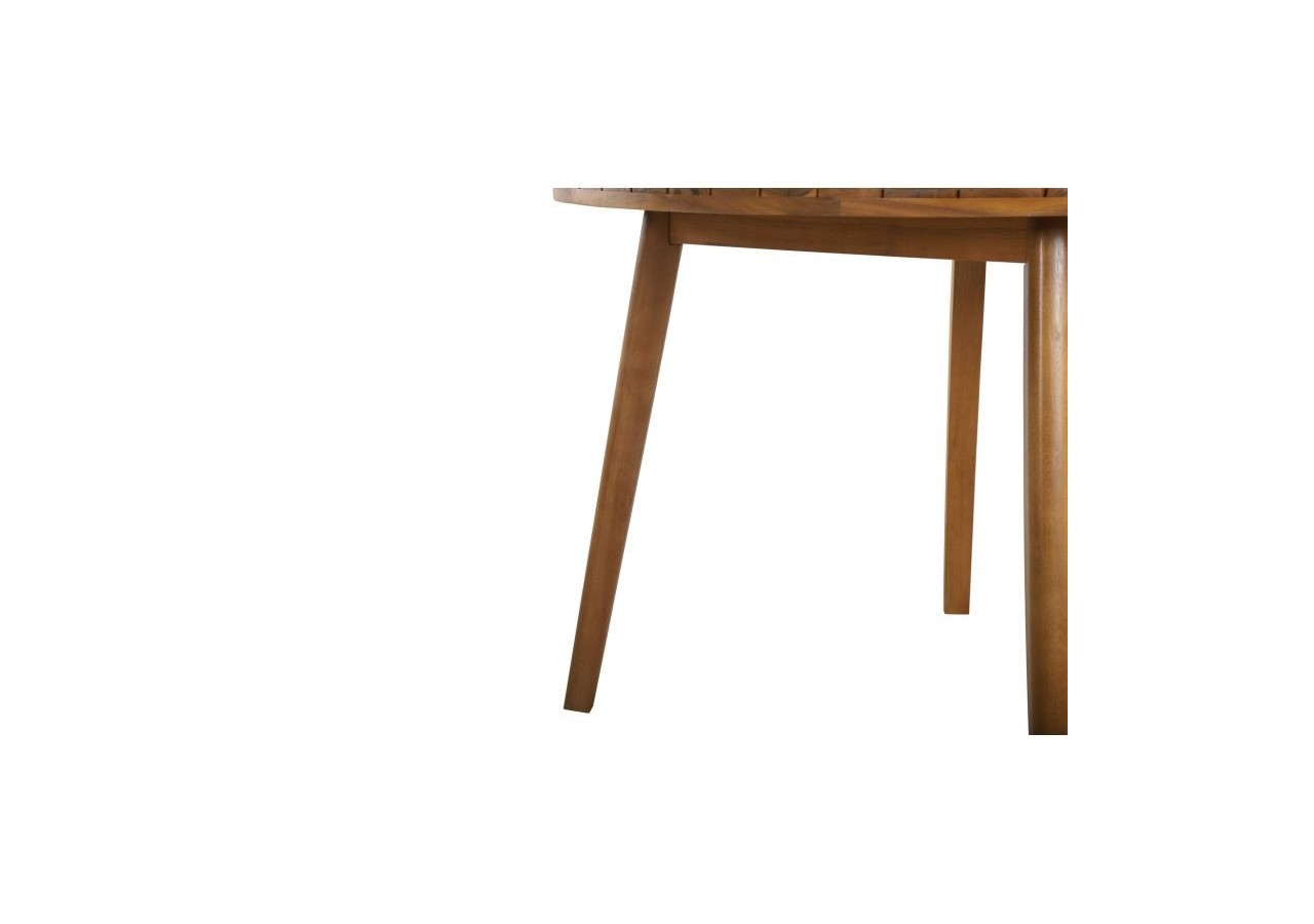 Table ronde de jardin VERONE en bois d’acacia 120 cm