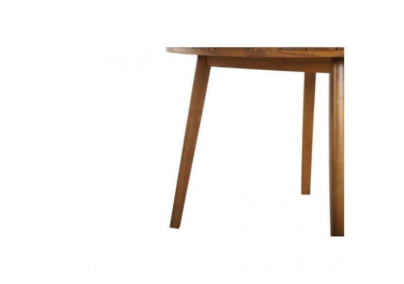 Table ronde de jardin VERONE en bois d’acacia 120 cm