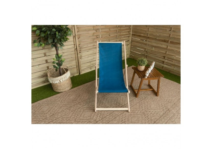 Chilienne amovible URDINA en bois d'hêtre FSC coloris bleu