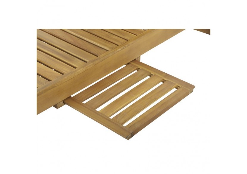 Bain de soleil MOLA en bois d’acacia FSC