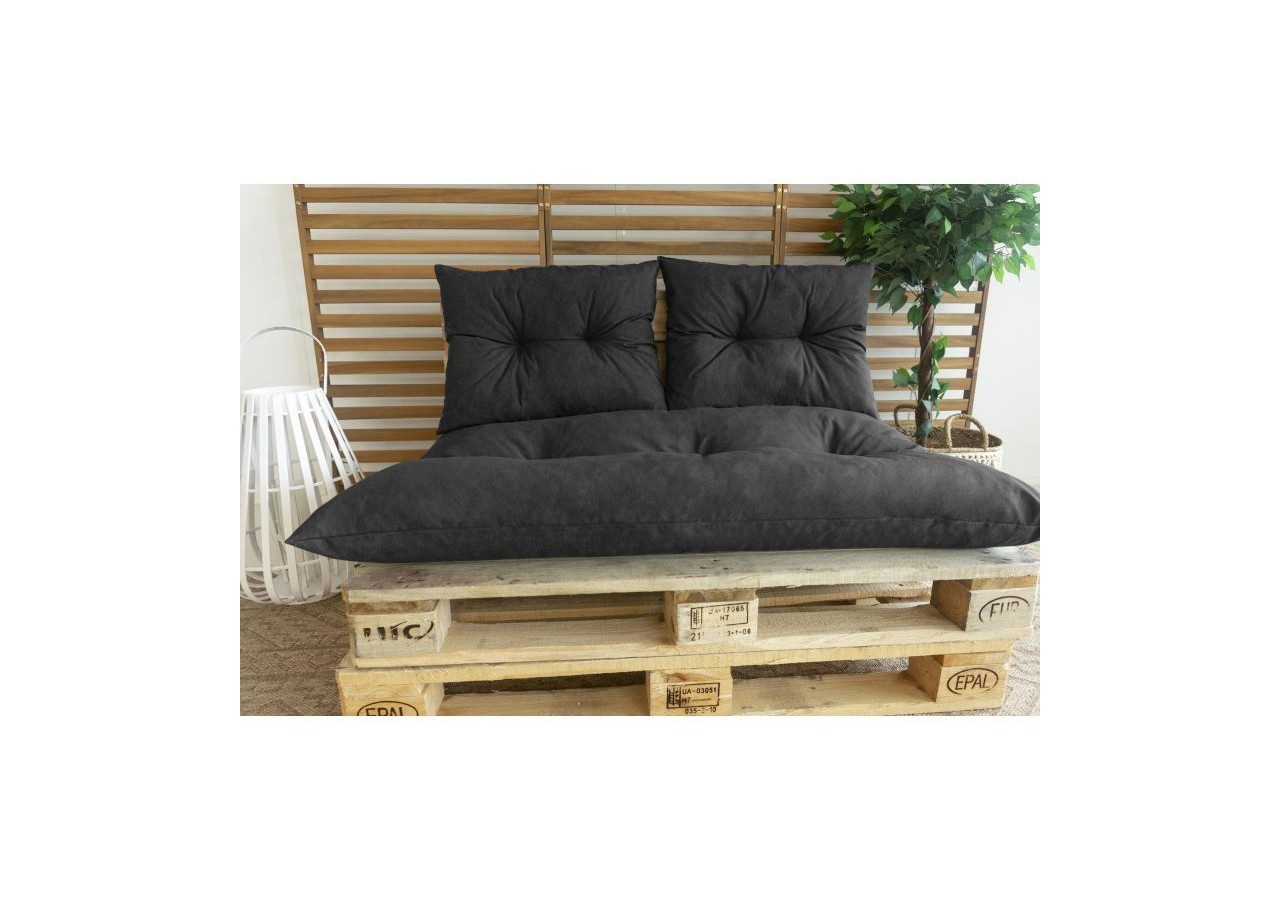 Kit matelas EZARRI pour palette coloris ardoise