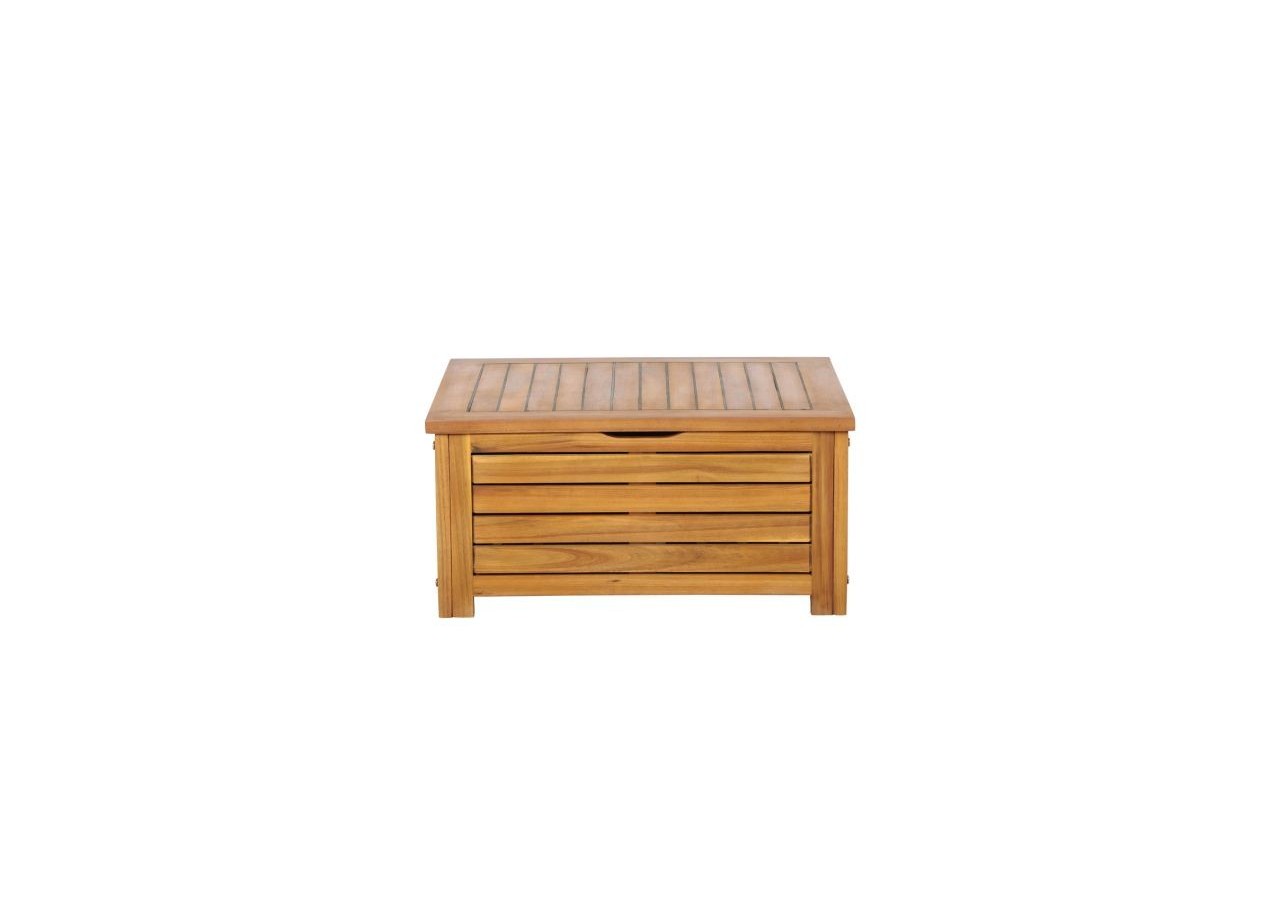 Coffre de jardin TERA en bois d'acacia 60x45x29 cm