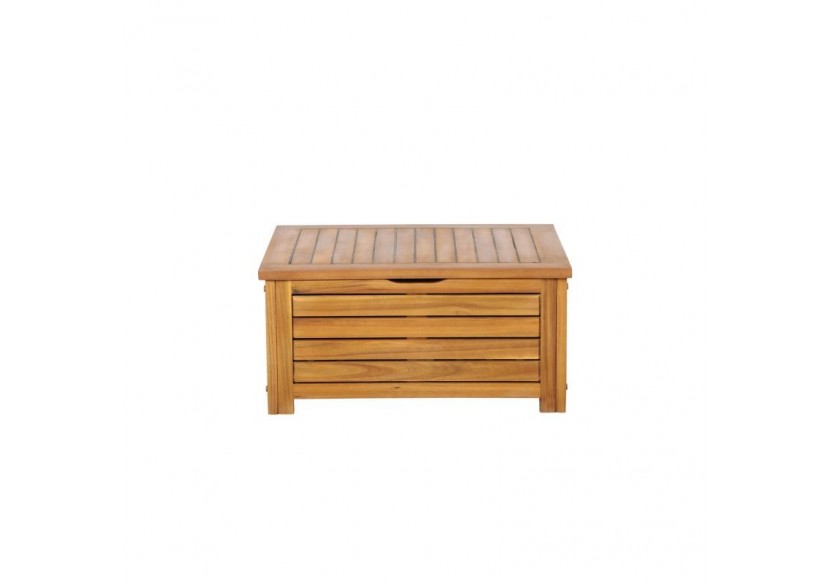 Coffre de jardin TERA en bois d'acacia 60x45x29 cm