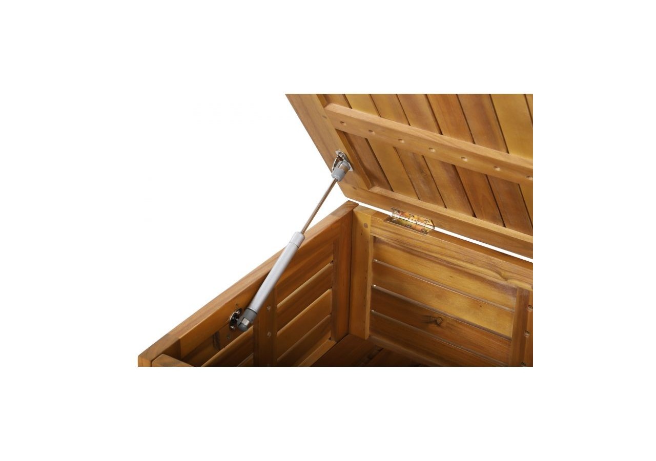 Coffre de jardin TERA en bois d'acacia 60x45x29 cm