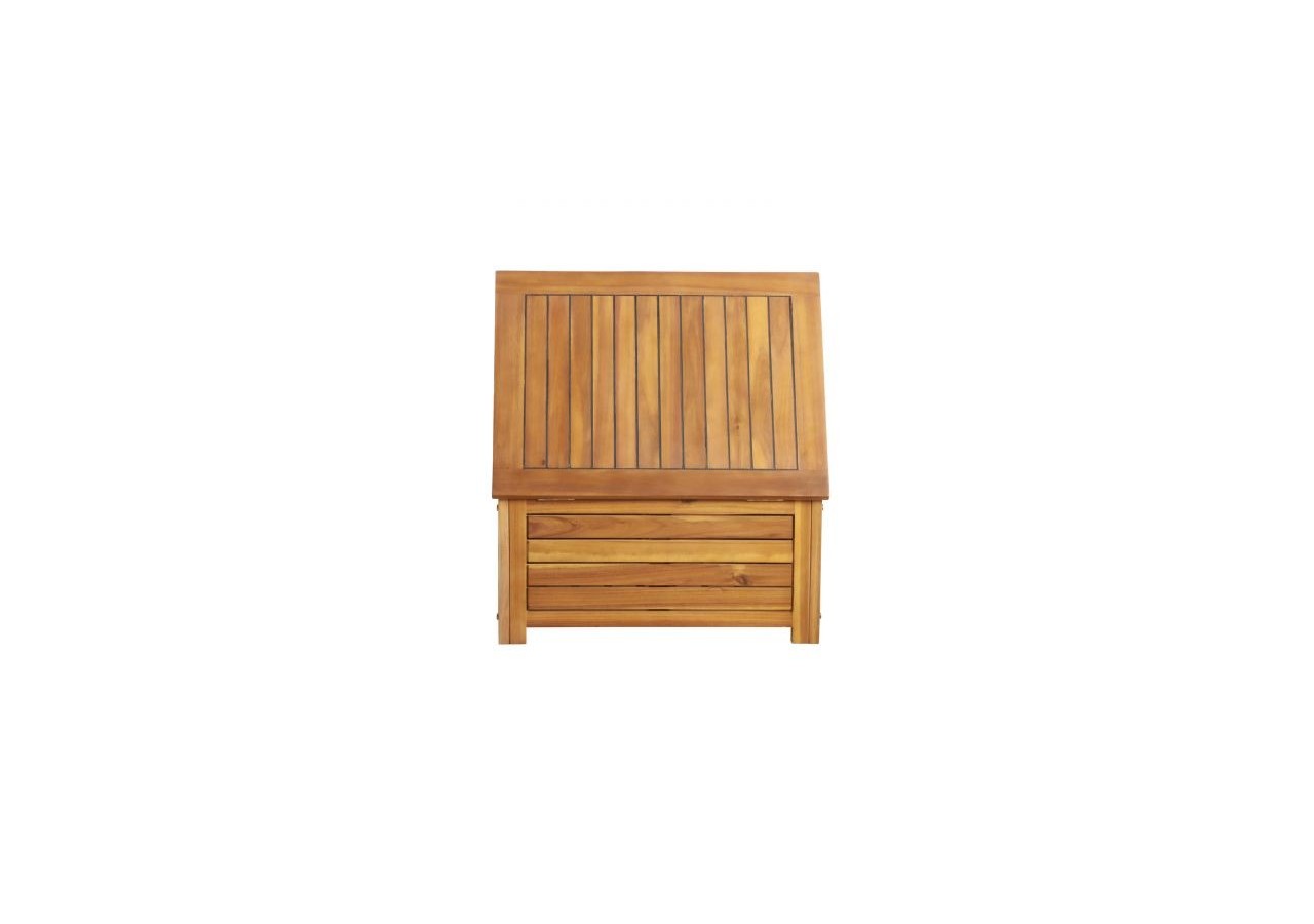 Coffre de jardin TERA en bois d'acacia 60x45x29 cm