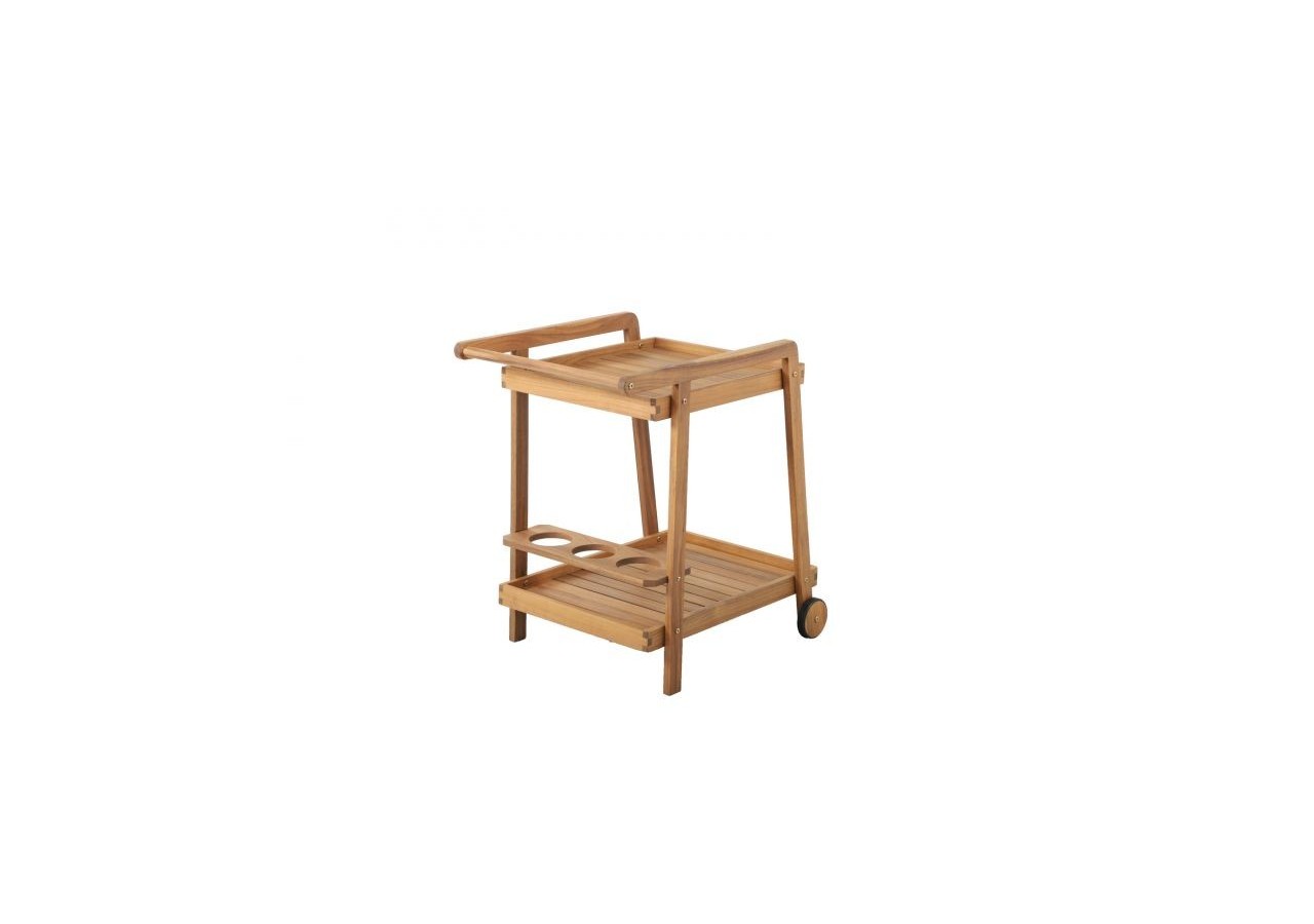 Desserte de jardin MINA en bois d'acacia FSC coloris naturel