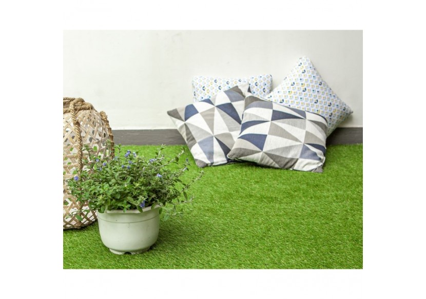 Gazon synthétique 1x5m hauteur 20 mm vert