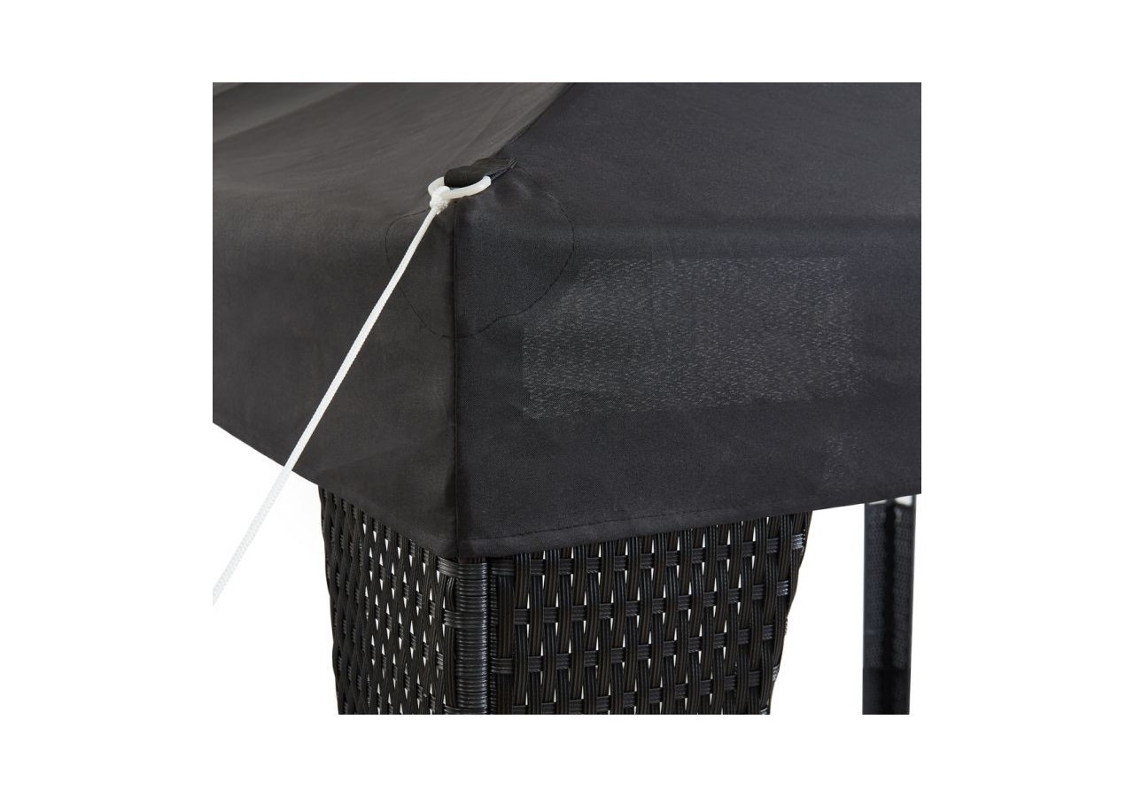 Tonnelle de jardin LILAS coloris noir