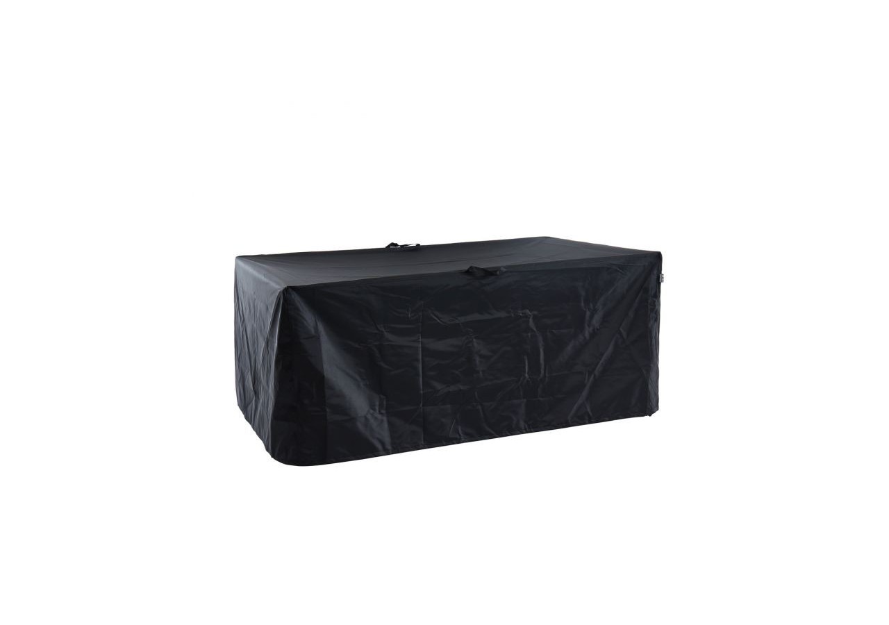 Housse de protection pour ensemble repas de jardin 6 places noir