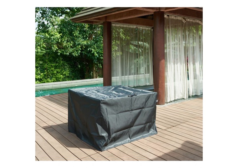 Housse de protection pour ensemble repas 4 places noir