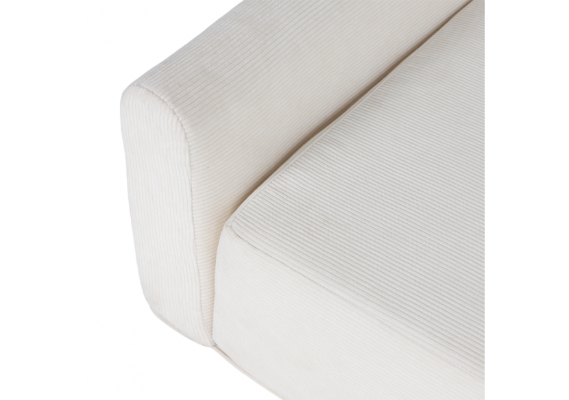 Panier pour chien LEONARD en tissu velours côtelé beige taille M