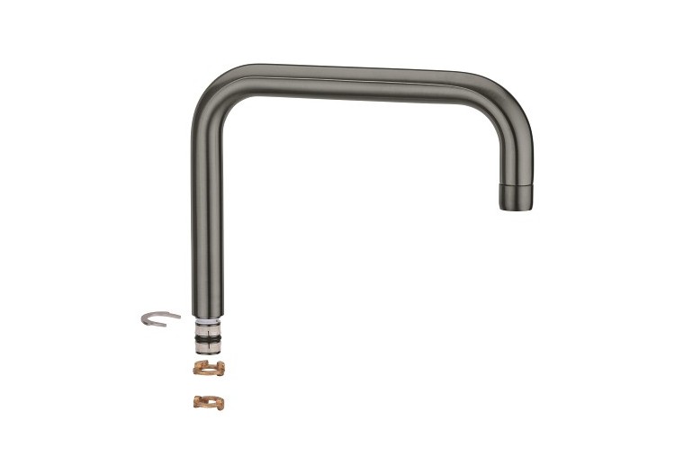 Bec col de cygne Hard Graphite brossé - 13096AL0 - Grohe