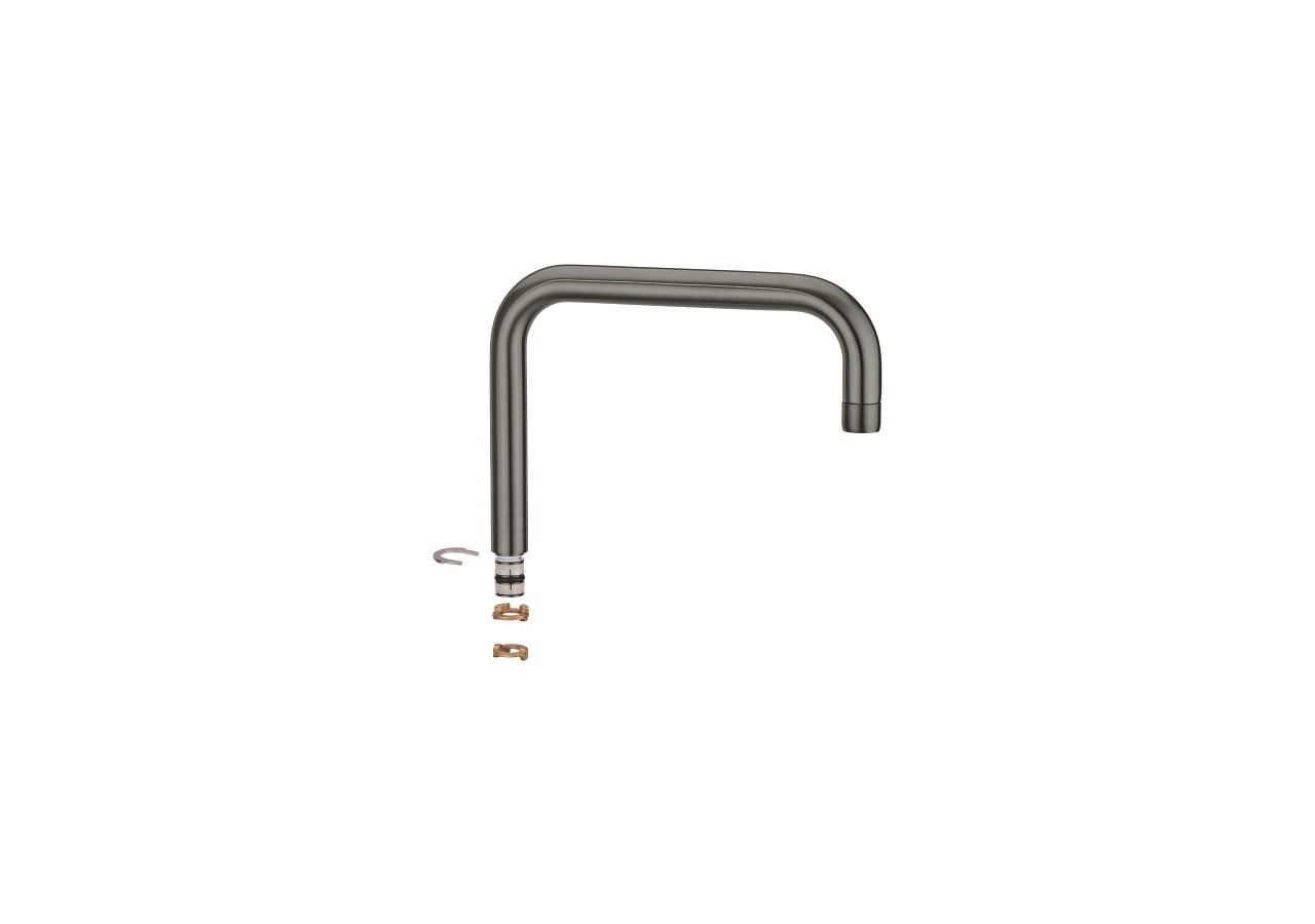 Bec col de cygne Hard Graphite brossé - 13096AL0 - Grohe