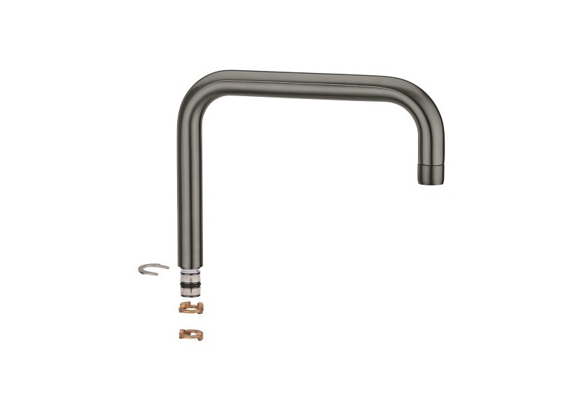 Bec col de cygne Hard Graphite brossé - 13096AL0 - Grohe
