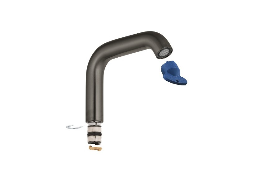 Bec tubulaire Hard Graphite brossé - 13374AL0 - Grohe