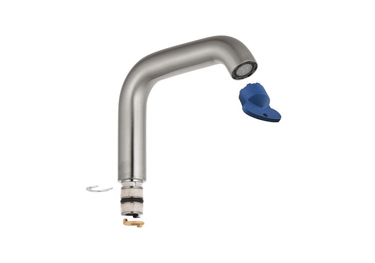 Bec tubulaire Supersteel - 13374DC0 - Grohe