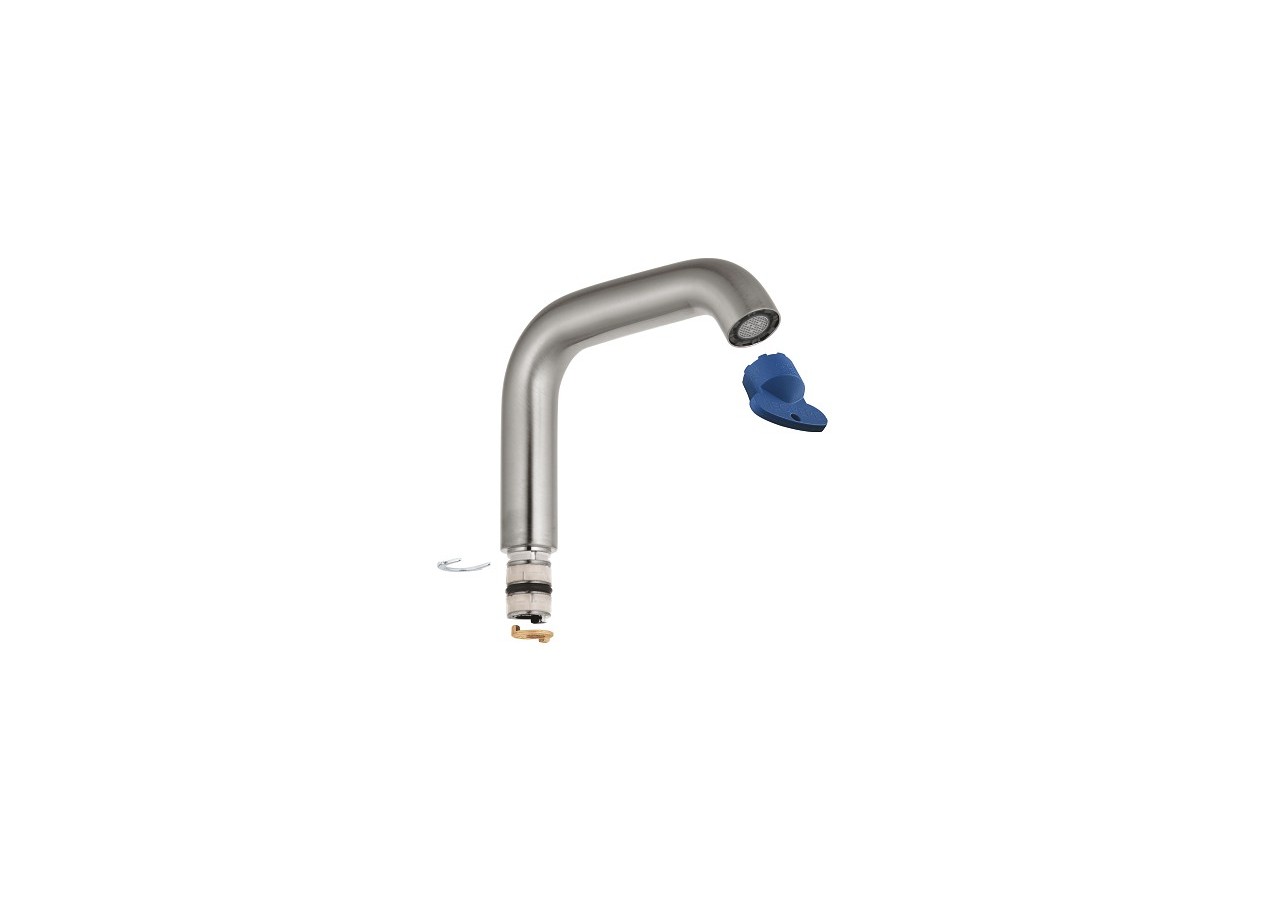Bec tubulaire Supersteel - 13374DC0 - Grohe