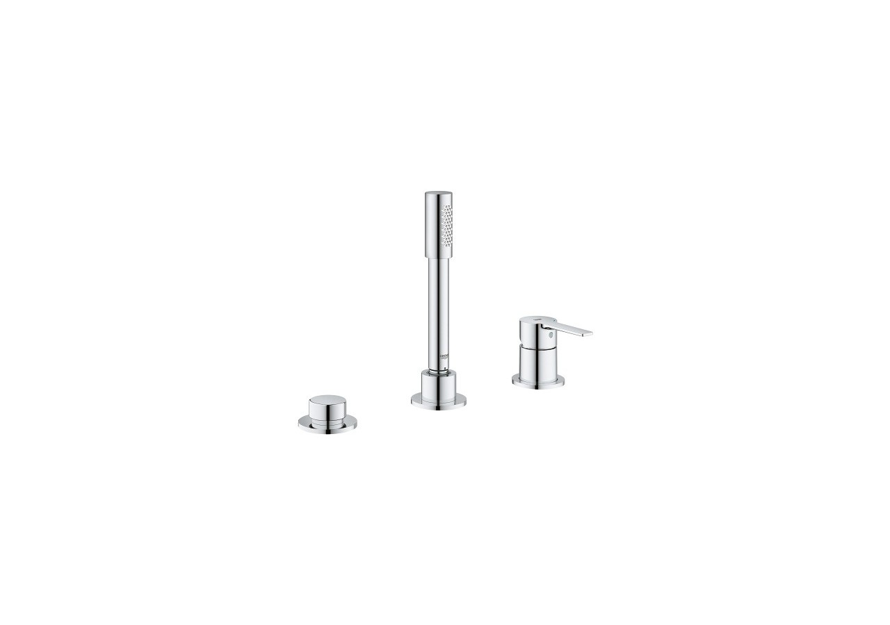 Lineare mitigeur bain douche monocommande 3 trous montage sur gorge Chromé - 19965001 - Grohe