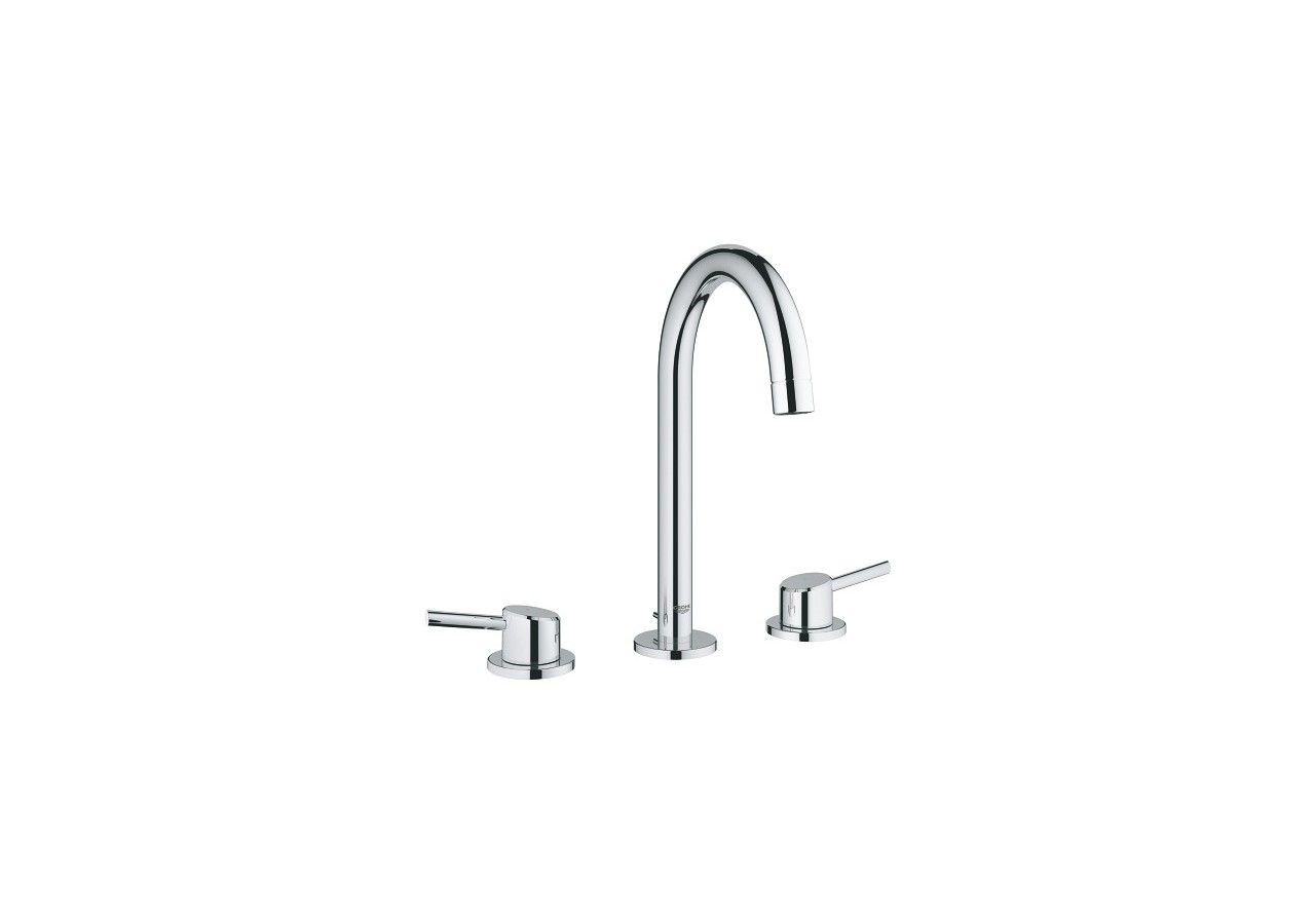 Concetto mélangeur 3 trous 1/2″ lavabo taille l Chromé - 20216001 - Grohe