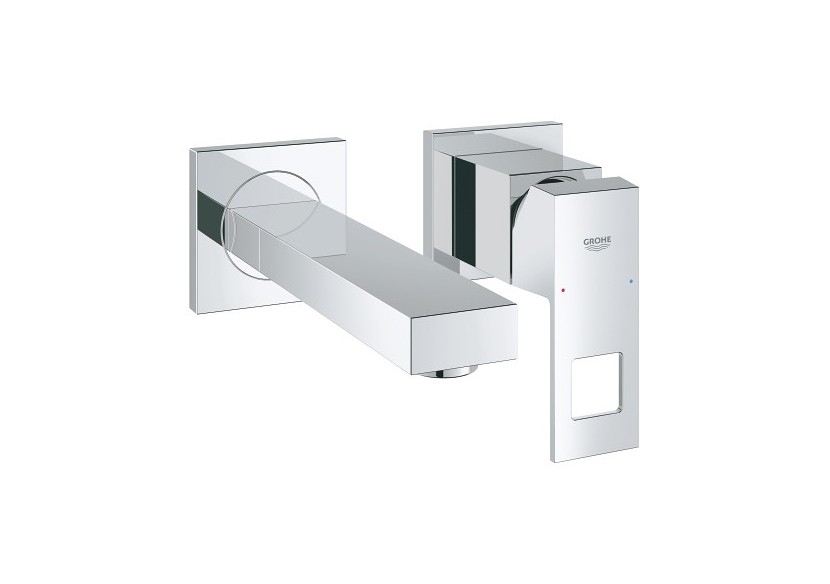 Eurocube mitigeur monocommande 2 trous lavabo taille s Chromé - 19895000 - Grohe